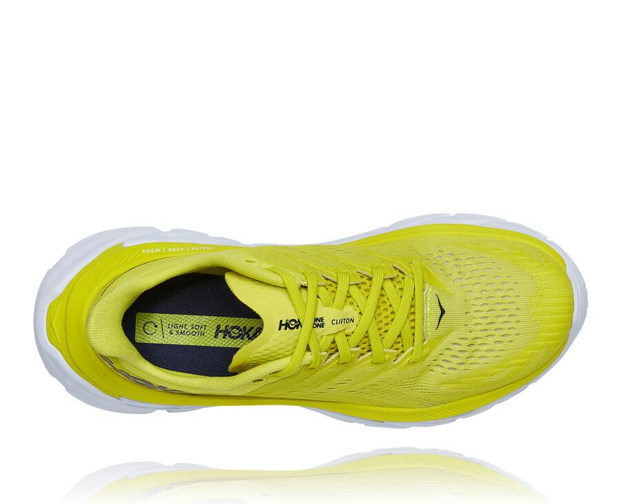 Hoka One One Running Shoes Womens Fluorescence - Clifton Edge - 29168QTMH